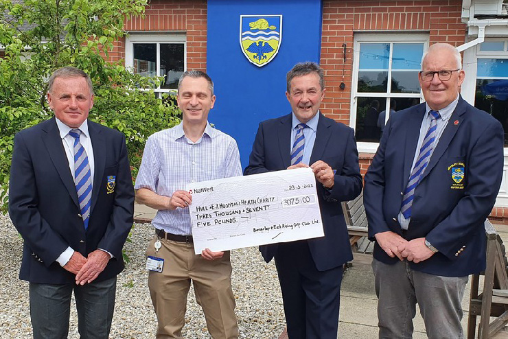 Captains’ Charity 2020-2021 Cheque Presentation